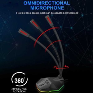 میکروفون رومیزی ردراگون مدل GM99 STIX RGB
